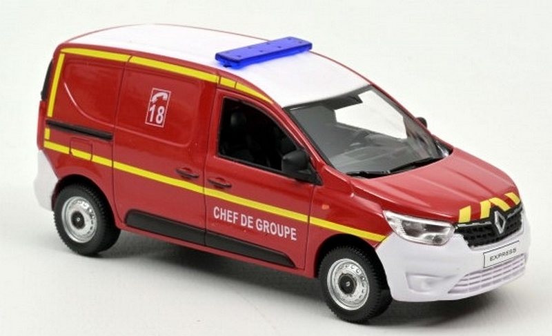 Renault Express Van 2021 Pompiers Chef De Groupe by norev