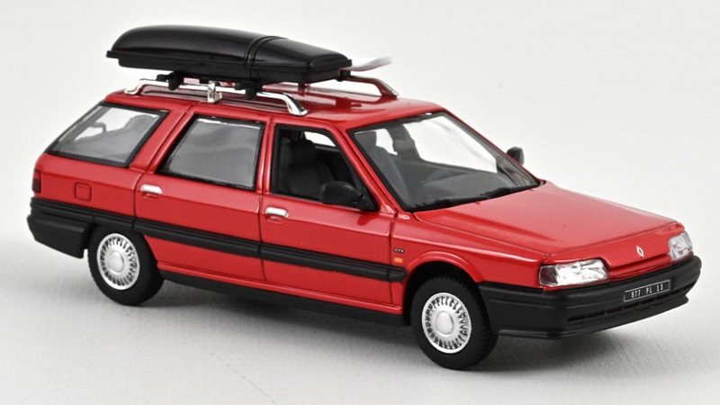 Renault 21 Nevada 1989 (Red) with accessoires by norev