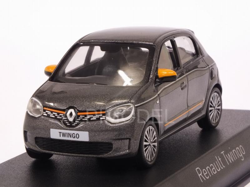 Renault Twingo 2019 graumetallic orange 1:43 Norev 517418 diecast