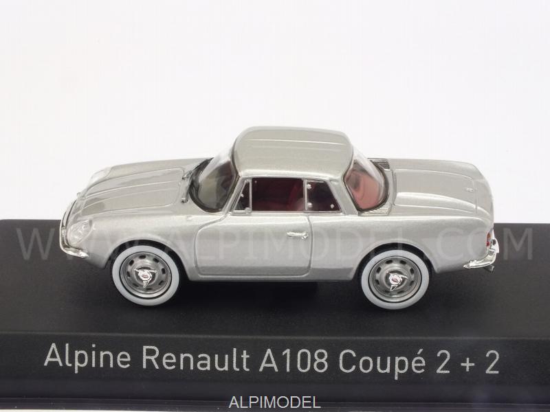 Alpine A108 Renault Coupe 2+2 1961 (Silver) - norev