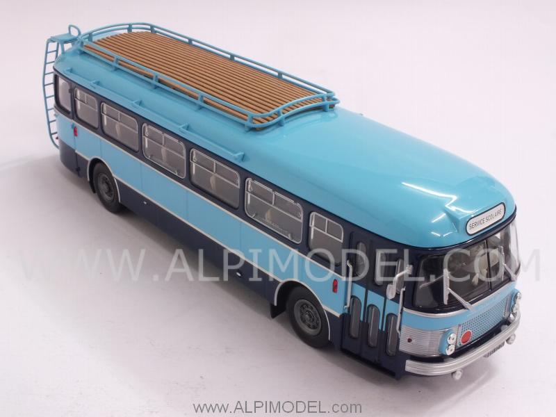 Saviem SC1 School Bus 1964 (Azur/Blue) - norev