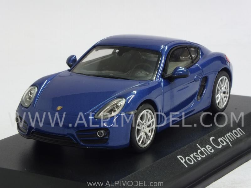 Porsche Cayman 2013 (Blue Metallic) by norev