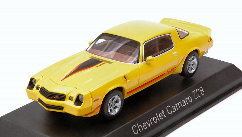 Chevrolet Camaro Z28 1980 Yellow Metallic With Red Stripping 1:43 by norev