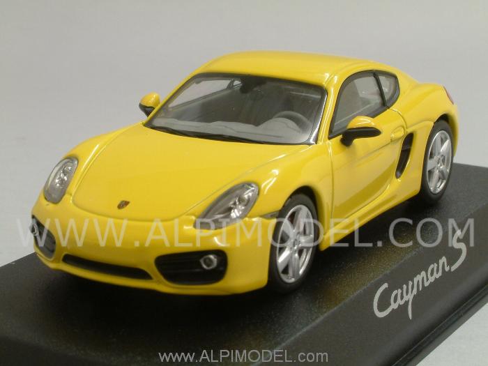Porsche Cayman S 2012 (Yellow) Porsche Promo by norev