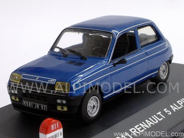 NOSTALGIE NO11 Renault 5 Alpine 1976 (Blue Metallic) 1/43