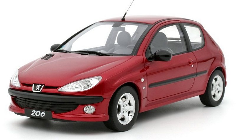 Peugeot 206 S16 1999 (Red) by otto-mobile