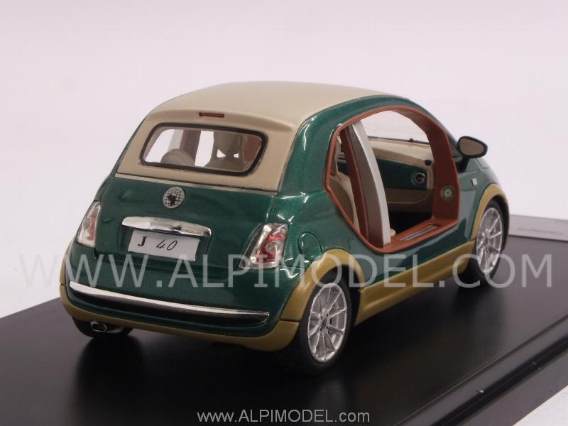 Fiat 500 Castagna EV Kadafi 2009 (Green/Wood) - premium-x