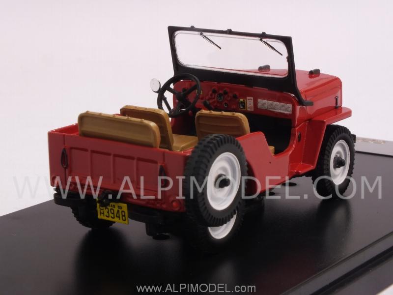 Jeep Willys CJ3B 1953 (Red) - premium-x