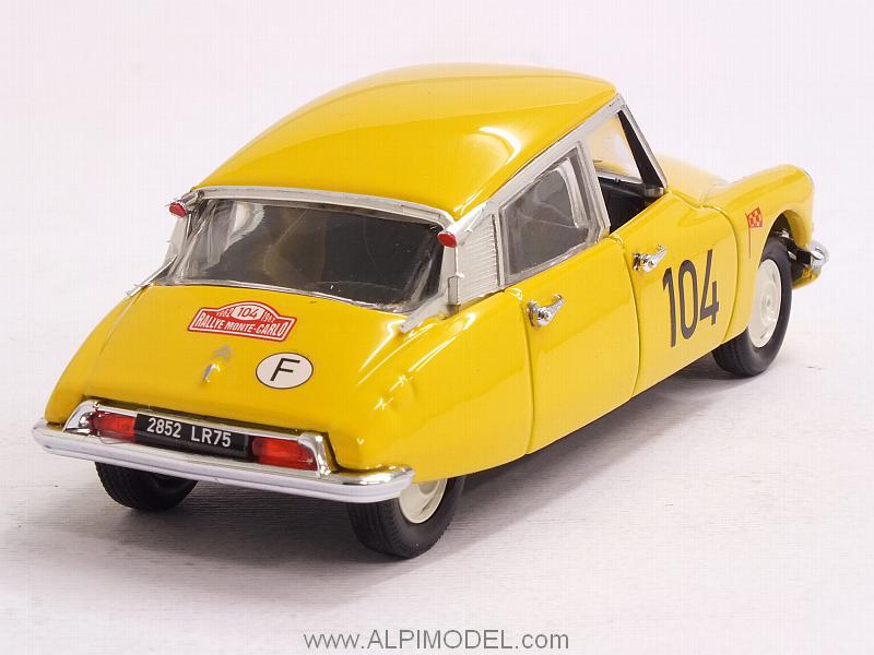 Citroen DS19 #104 Rally Monte Carlo 1962 Maurel - Courbe - rio