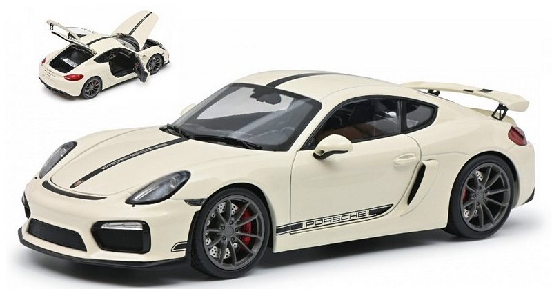 Porsche Cayman GT4 Coupe 2015 (White) by schuco