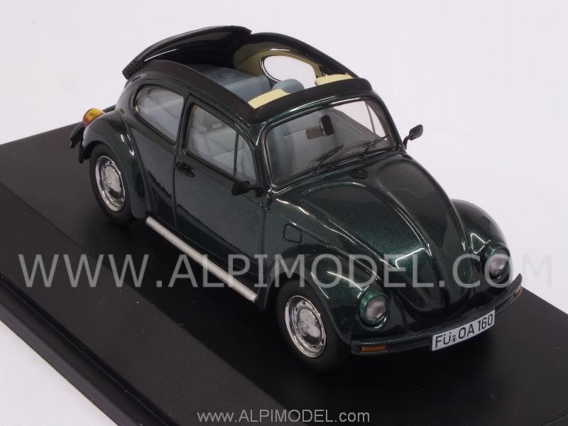 Volkswagen Beetle 1600 Open Air (Dark Green Metallic) - schuco