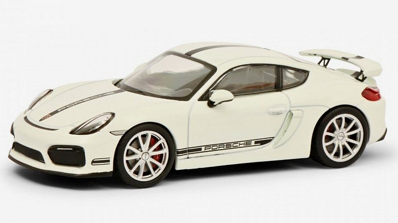 Porsche Cayman GT4 Coupe 2015 (White) by schuco