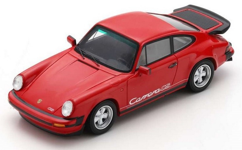 Porsche 911 3.2 Carrera CS Coupe 1989 (Indian Red) by schuco