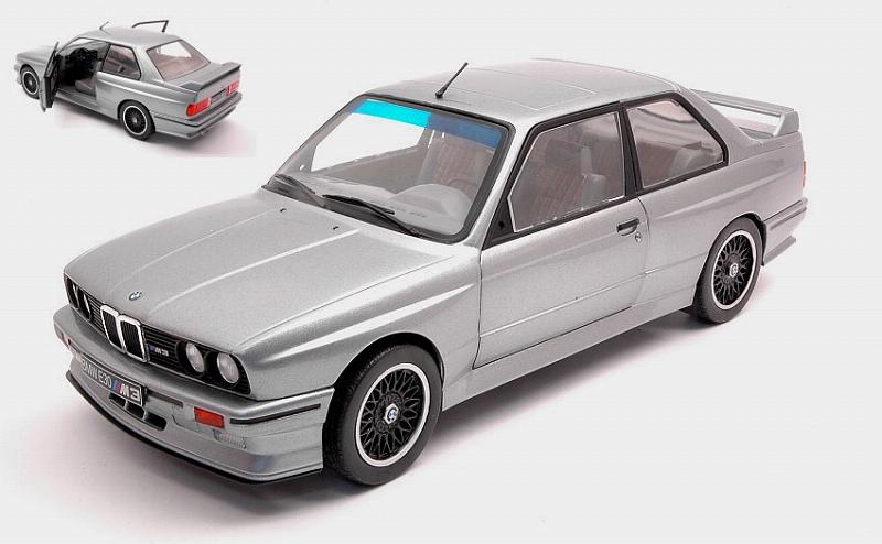 BMW M3 E30 1990 (Sterling Silver) by solido