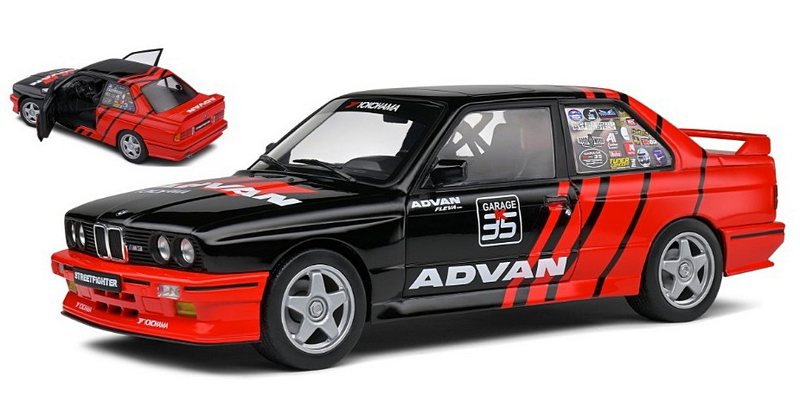 BMW M3 (E30) Drift Team 1990 (Black/Red) by solido