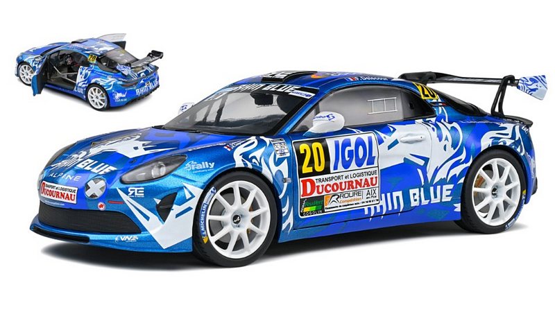 Alpine A110 #20 Rally du Var 2021 Delecour - Guigonnet by solido