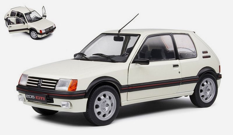 Peugeot 205 Mk1 1988 (White) by solido