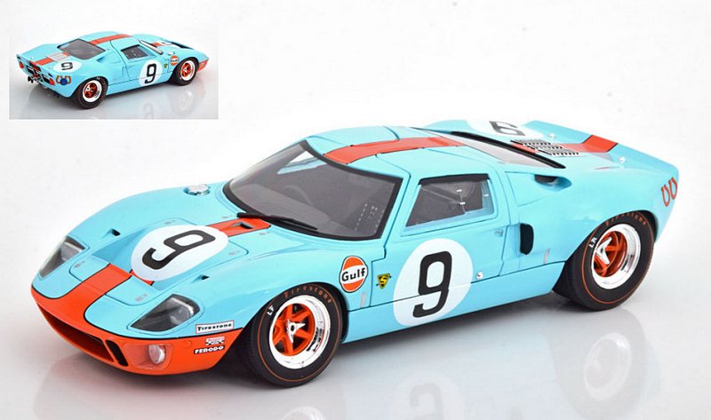 Ford GT40 Gulf #9 Winner Le Mans 1968 Rodriguez - Bianchi by solido