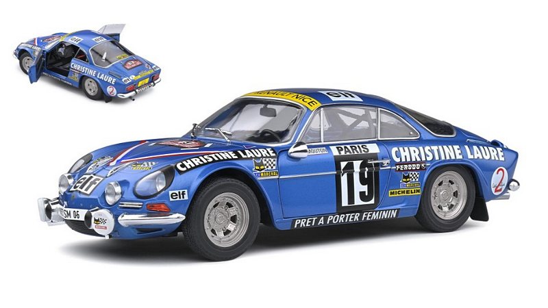 Alpine A110 Renault #19 Rally Monte Carlo 1976 Mouton by solido