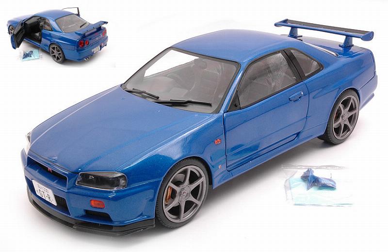 Nissan Skyline GT-R 1999 (Blue) by solido