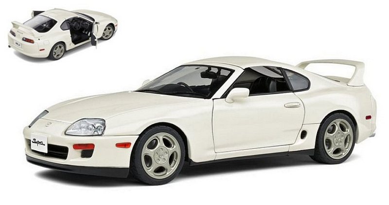 Toyota Supra Mk4 (A80) Targa Roof 1993 (White) by solido