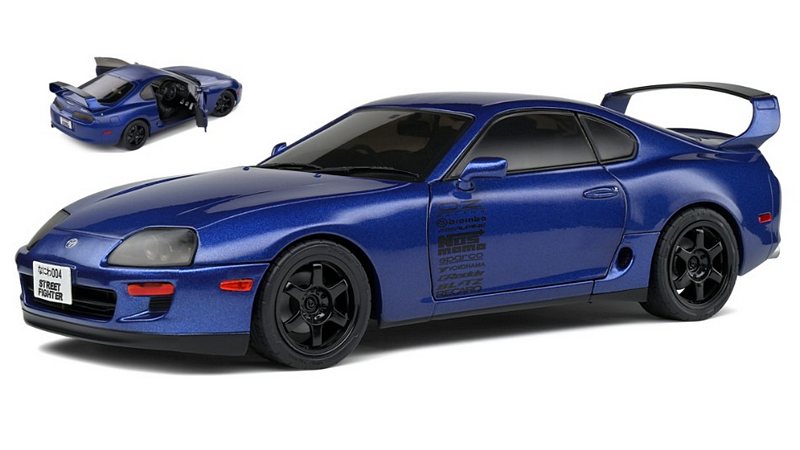 Toyota Supra Mk4 (A80) Streetfighter 1993 (Blue) by solido