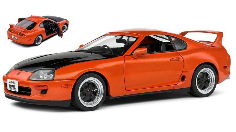 Toyota Supra MkIV (A80) Coupe Streetfighter 1993 (Orange) by solido