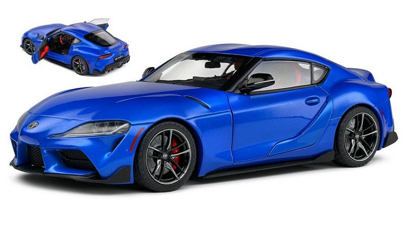 Toyota Supra GR 2023 (Blue) by solido