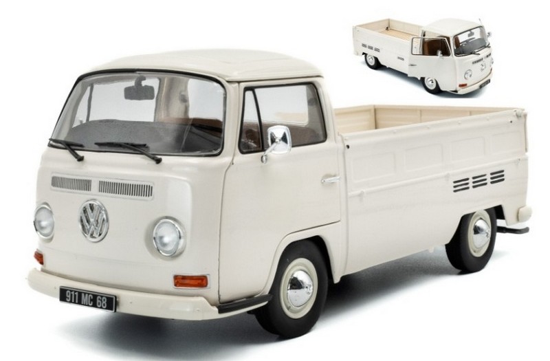 Volkswagen T2 Pick-up 1968 (White) by solido