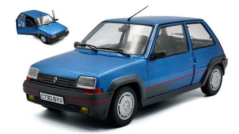 Renault R5 GT Turbo Mk1 1985 (Alpine Blue) by solido