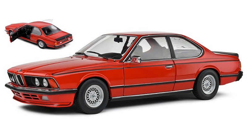 BMW 635 CSi (E24) Coupe 1984 (Red) by solido