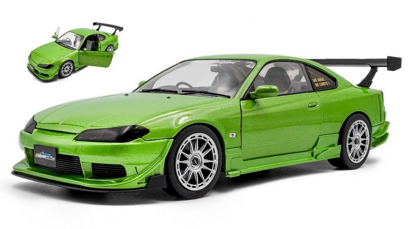 Nissan Silvia (S15) Coupe Spec-R Aero 1999 (Met.Green) by solido