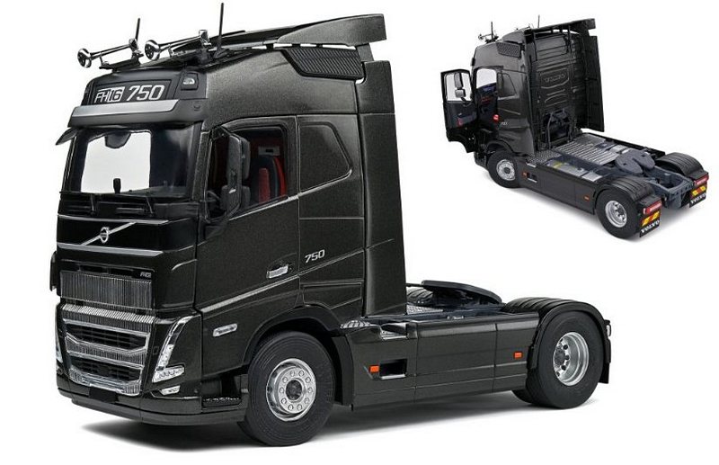 Volvo FH Globetrotter XL Truck  2021 (Metallic Black) by solido