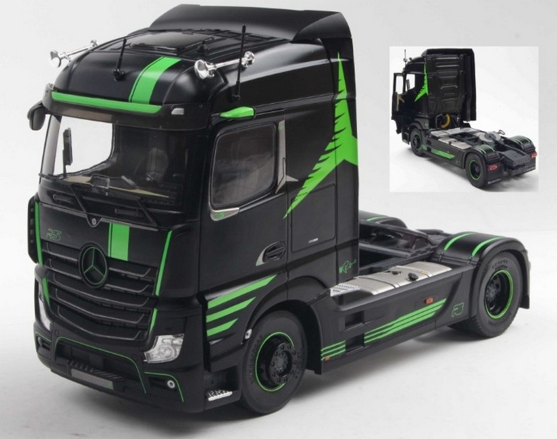 Mercedes Actros R Truck 2021 (Black/Green) by solido
