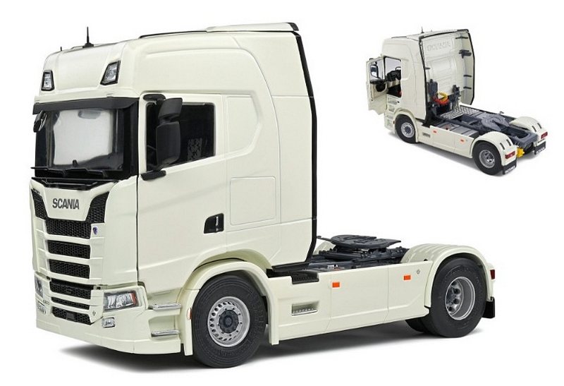 Scania 580S Highline 2021 (Ivory White) by solido