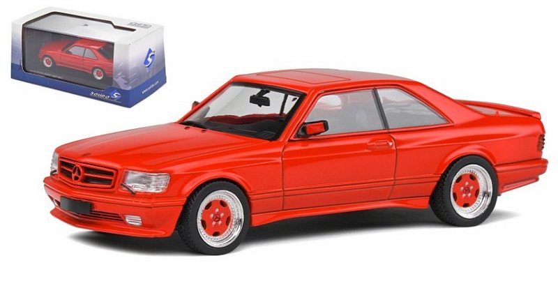 Mercedes S-Class 560 SEC AMG (C126) Wide Body 1990 (Red) by solido