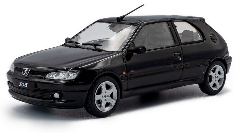 Peugeot 306 S16 1994 (Noir Onyx) by solido