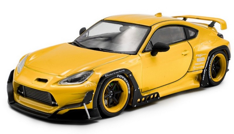 Toyota GR86 Rocket Bunny 2022 (Yellow) by solido