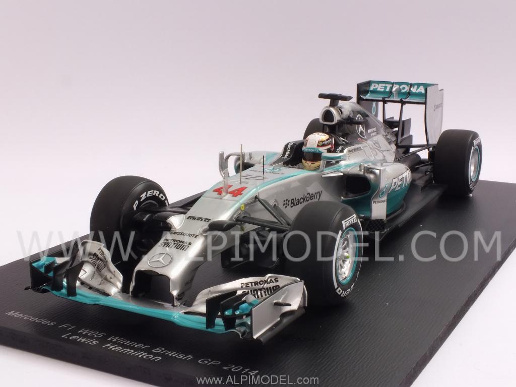 Mercedes F1 W05 #44 Winner British GP 2014 World Champion 2014 Lewis Hamilton by spark-model