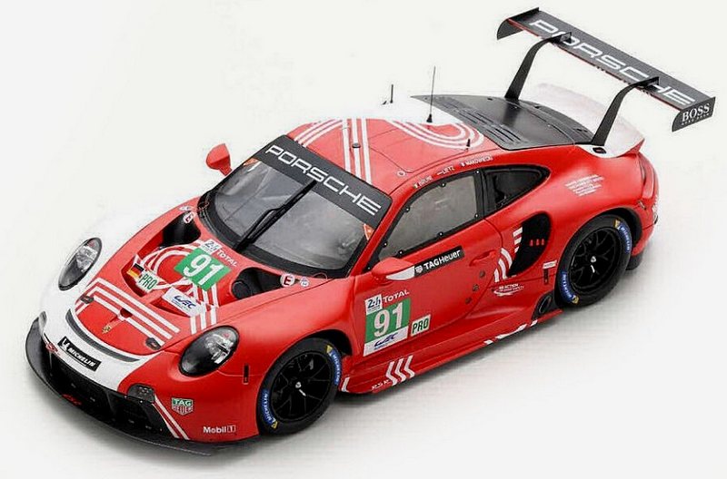 Porsche 911 RSR #91 1st Hyperpole LMGTE Pro Le Mans 2020 Bruni - Lietz - Makowiecki by spark-model