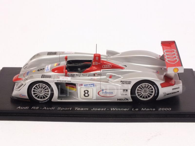 Audi R8 #8 Winner Le Mans 2000 Kristensen - Pirro - Biela - spark-model