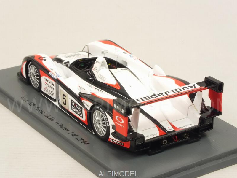 Audi R8 #5 Winner Le Mans 2004 Ara - Capello - Kristensen - spark-model