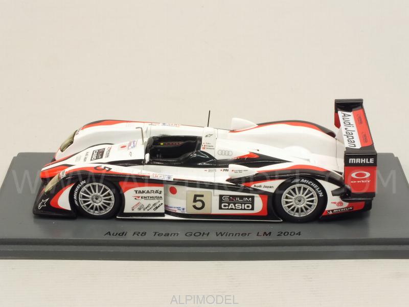 Audi R8 #5 Winner Le Mans 2004 Ara - Capello - Kristensen - spark-model