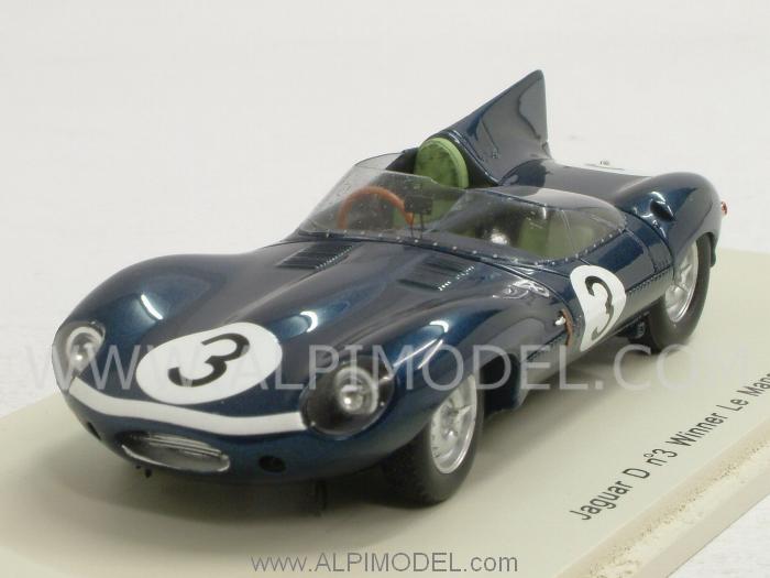 Jaguar D Type #3 Winner Le Mans Winner 1957  Bueb - Flockhart by spark-model