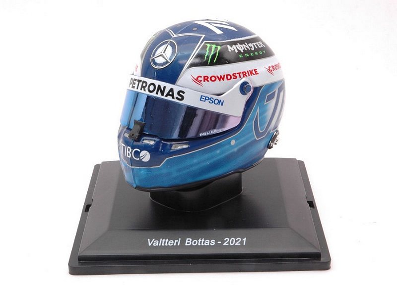 Helmet Valtteri Bottas Mercedes 2021 1:5 by spark-model