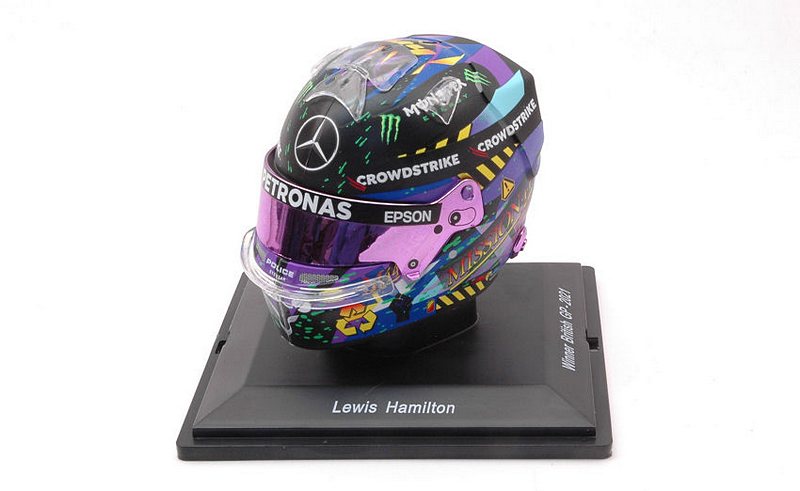 Helmet Winner British GP 2021 Lewis Hamilton (1/5 scale model) by spark-model