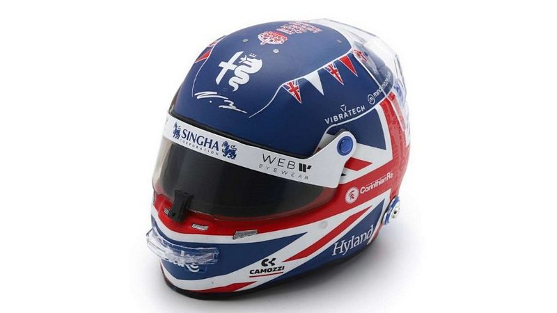 Helmet Alfa Romeo Valtteri Bottas British GP 2023 by spark-model