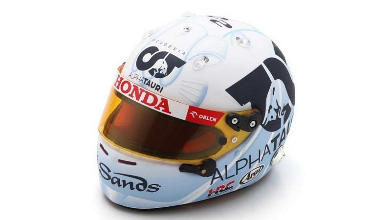 Helmet Alpha Tauri Yuki Tsunoda GP Singapore 2023  (1:5 scale model) by spark-model