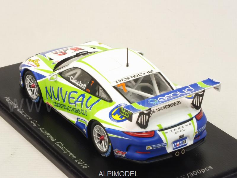 Porsche Carrera Cup #7 Australia Champion 2016 Matt Campbell - spark-model