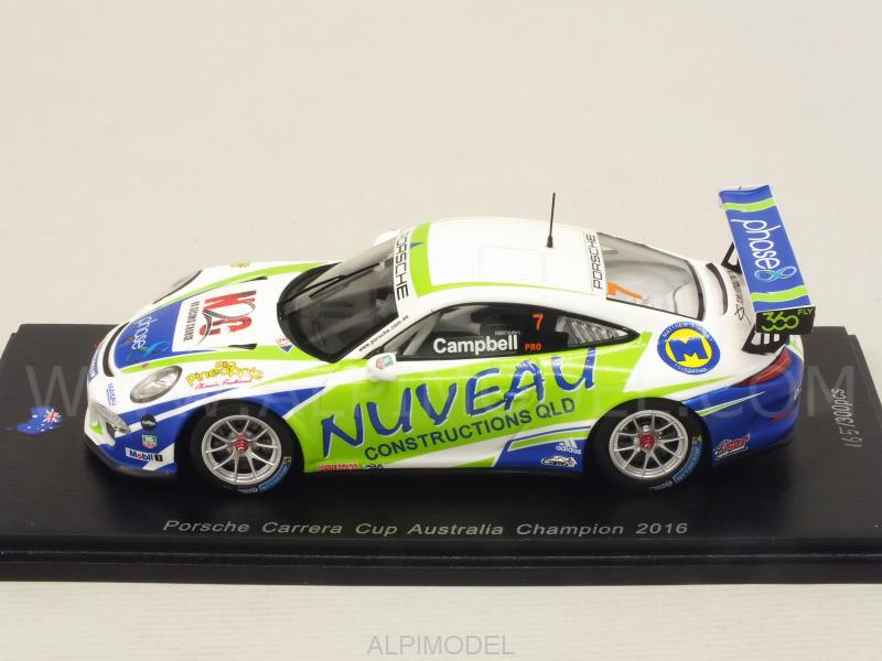 Porsche Carrera Cup #7 Australia Champion 2016 Matt Campbell - spark-model